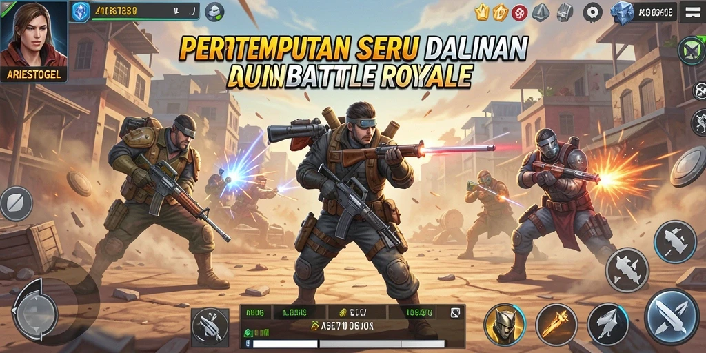 Gameplay mendebarkan ARIESTOGEL di medan pertempuran.
