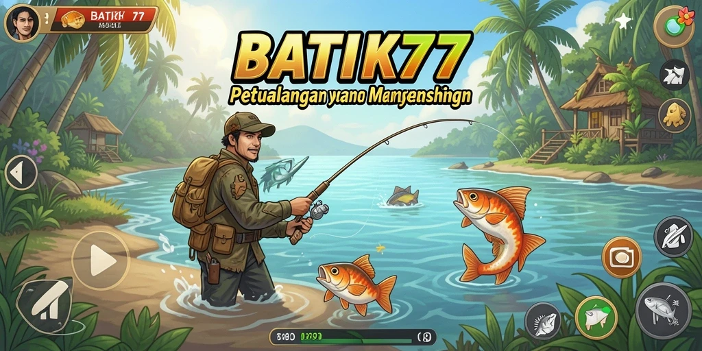Gameplay menarik dari BATIK77 dengan suasana memancing yang mendebarkan.