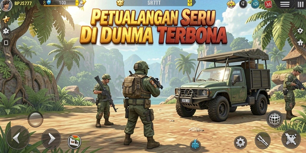 Screenshot gameplay BPJS777 menampilkan pemandangan indah dalam dunia terbuka.