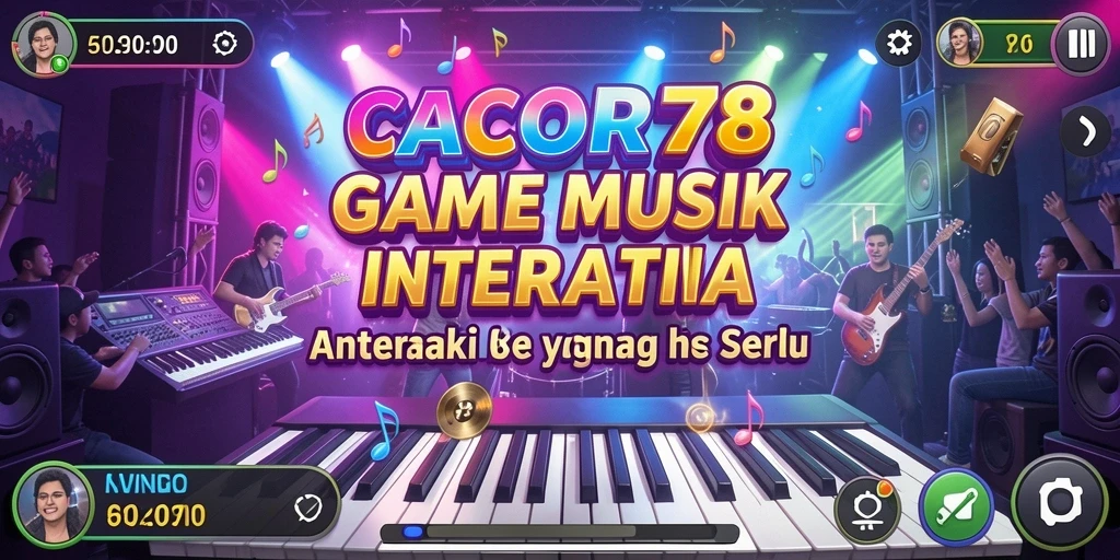 Tangkapan layar permainan CACOR78 menampilkan pemain menikmati pengalaman musik.