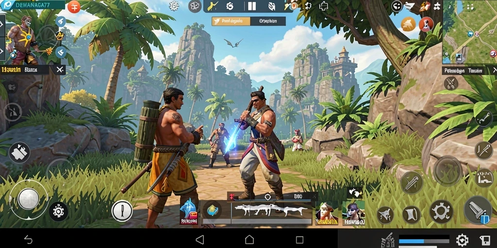 Gameplay DEWANAGA77 yang menarik dalam dunia terbuka.