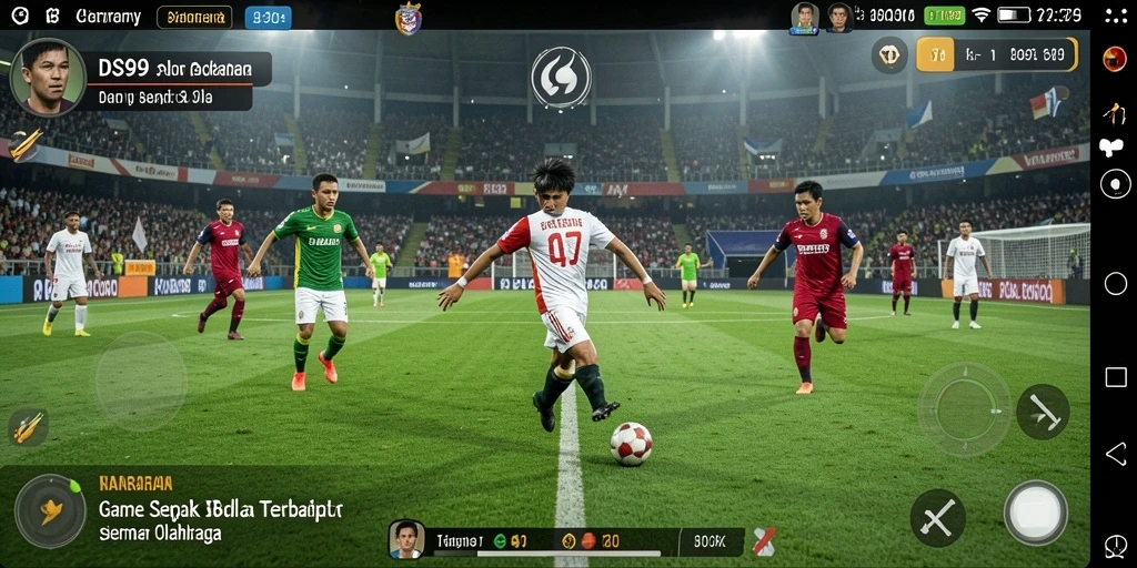 Gameplay seru di DS99 dengan pemain dan tim favorit.