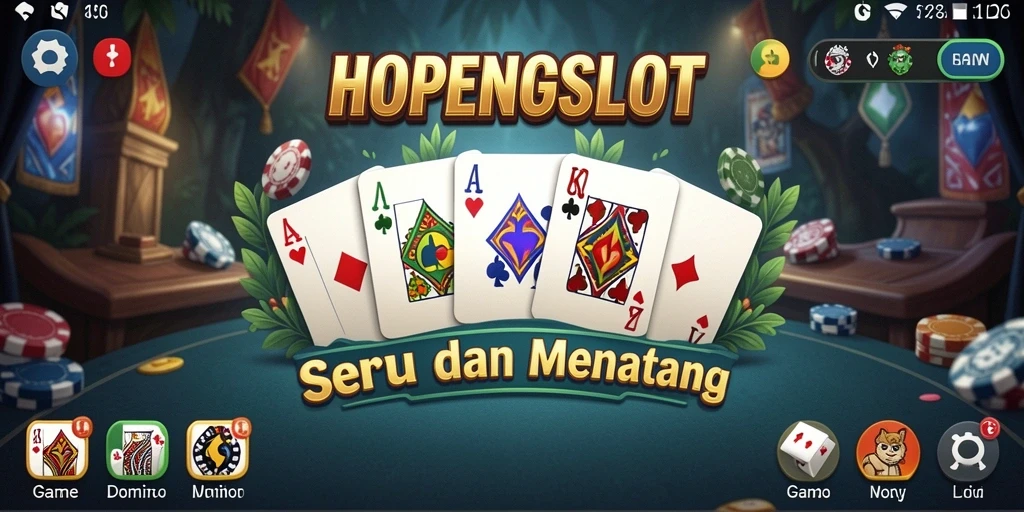 Tampilan menawan dari gameplay HOPENGSLOT yang seru.