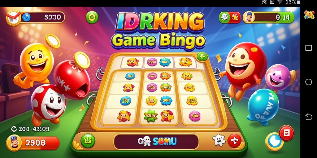 Screenshot gameplay IDRKING menunjukkan keseruan bermain Bingo.