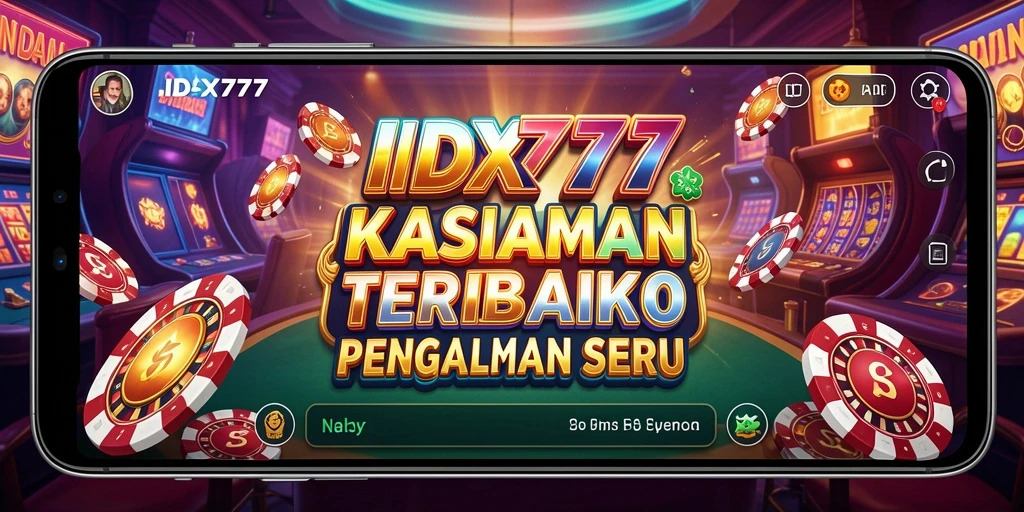 Tampilan gameplay seru di IDX777 dengan berbagai permainan kasino.