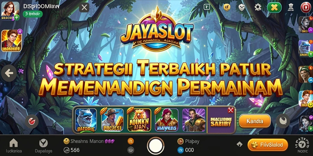 Tampilan gameplay menegangkan JAYASLOT dengan strategi yang mendalam.