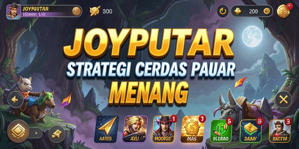 Tampilan gameplay JOYPUTAR yang seru di arena strategi.