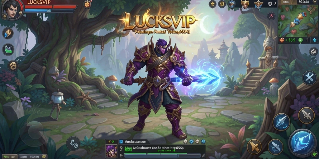 Screenshot gameplay menampilkan aksi seru dalam LUCKSVIP.