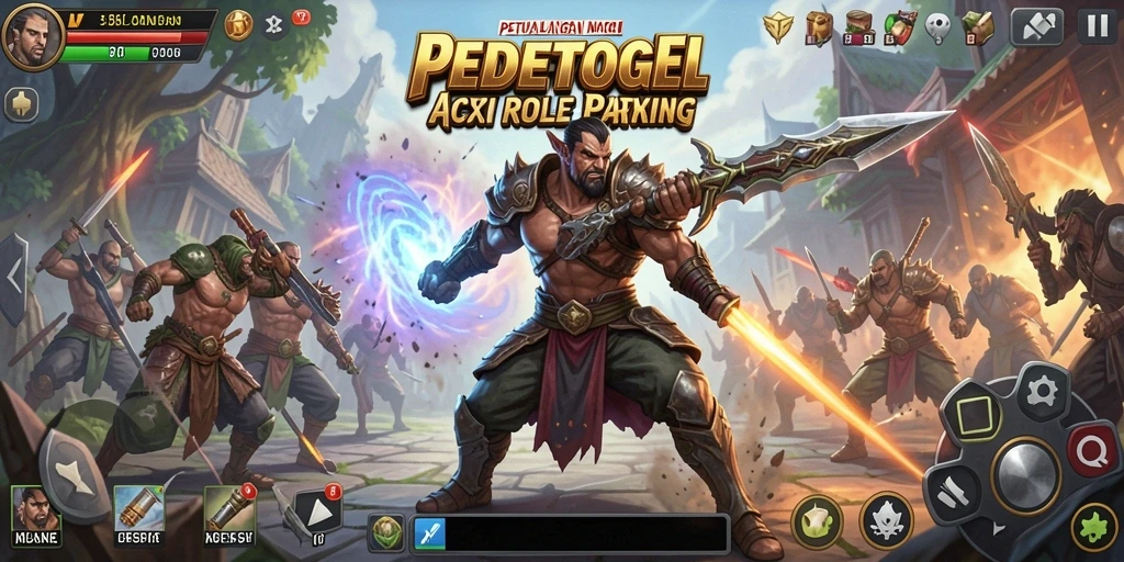Beraksi dalam dunia penuh petualangan ARPG.