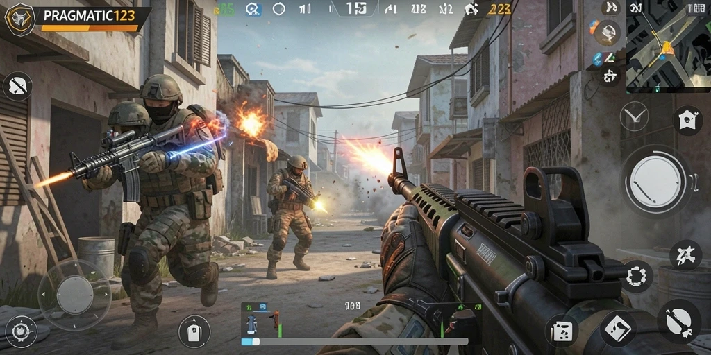 Tangkapan layar gameplay <strong>PRAGMATIC123</strong> menunjukkan aksi pertempuran yang mendebarkan dan grafis menawan.