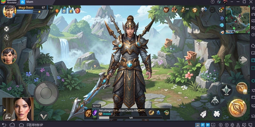 Tampilan menakjubkan dari gameplay SD107 yang penuh aksi.