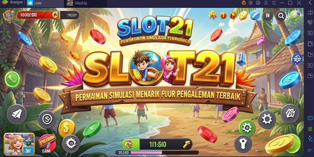 Tampilan menarik dari gameplay SLOT21 dengan mesin slot yang bervariasi.