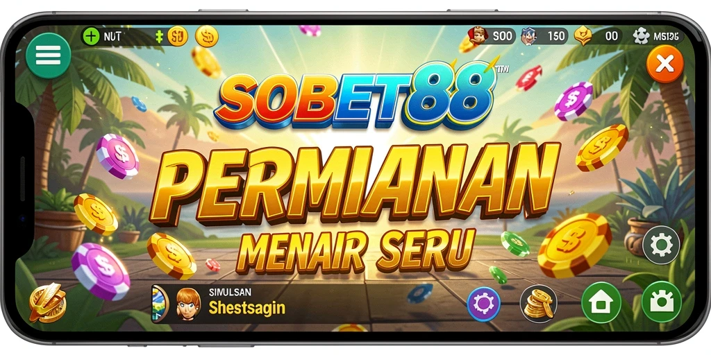 Tampilan gameplay SOBET88 yang seru dan interaktif.