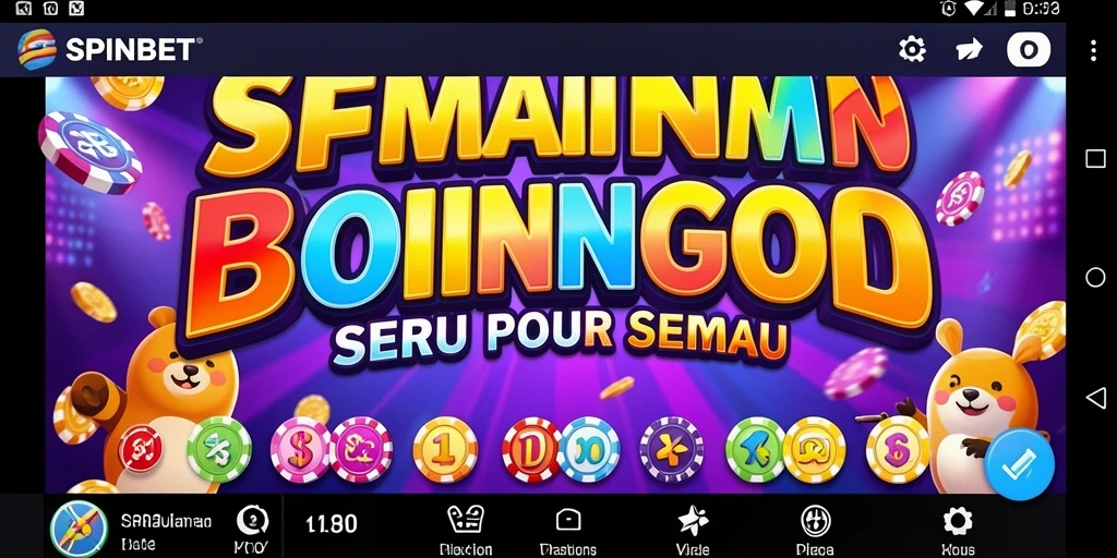 Tampilan screenshot SPINBET menampilkan gameplay Bingo yang seru.