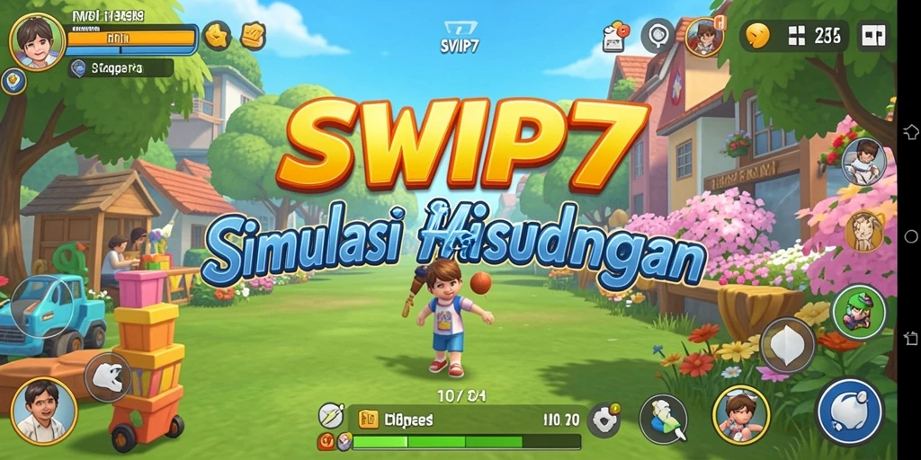 Tampilan gameplay SVIP7 yang penuh warna dan interaktif.