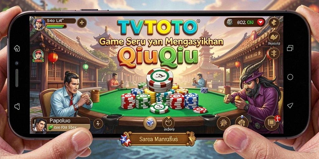Screenshot gameplay QiuQiu yang seru di TVTOTO.