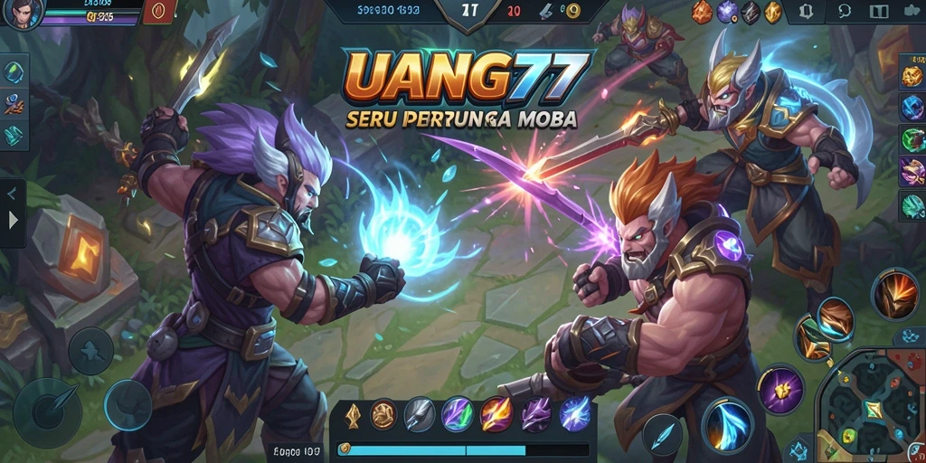 Gameplay seru dengan pertarungan tim yang mengasyikkan.