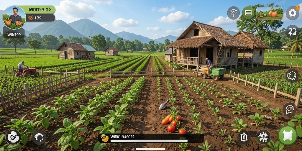 Gameplay seru dengan aktivitas bertani yang menyenangkan.