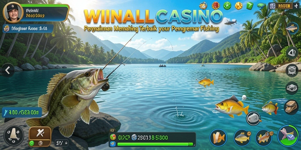Tangkapan ikan yang menakjubkan dalam gameplay WINALLCASINO.