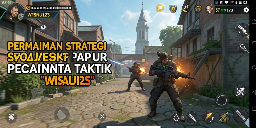 Tangkapan layar dari gameplay seru di WISNU123 dengan aksi strategi yang mendebarkan.