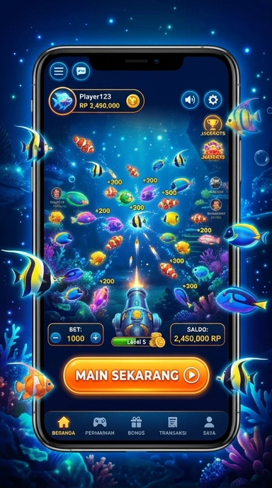 Tampilan awal aplikasi browin88 yang menarik.